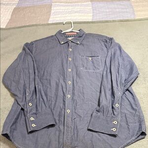 Tommy Bahama Blue Casual Button-Down Shirt